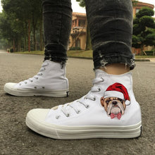 Load image into Gallery viewer, Wen Men White High Top Sneakers
